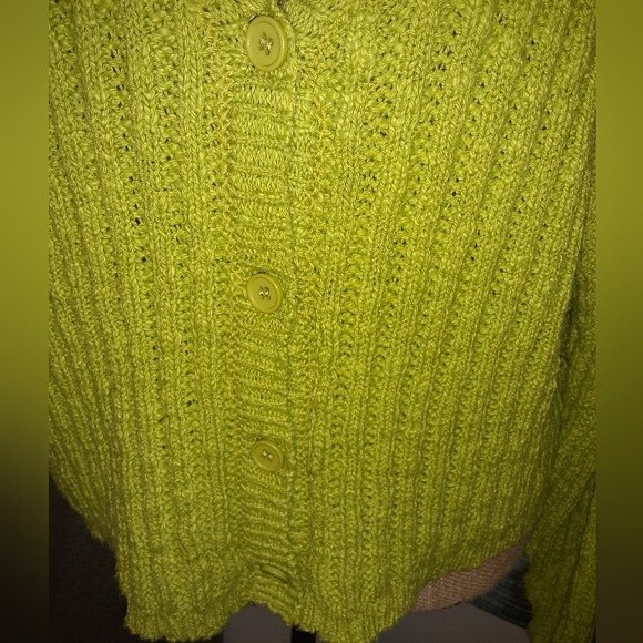 Forever 21 Hawthorn Green Juniors Large Button Cardigan NWT - Picture 6 of 8